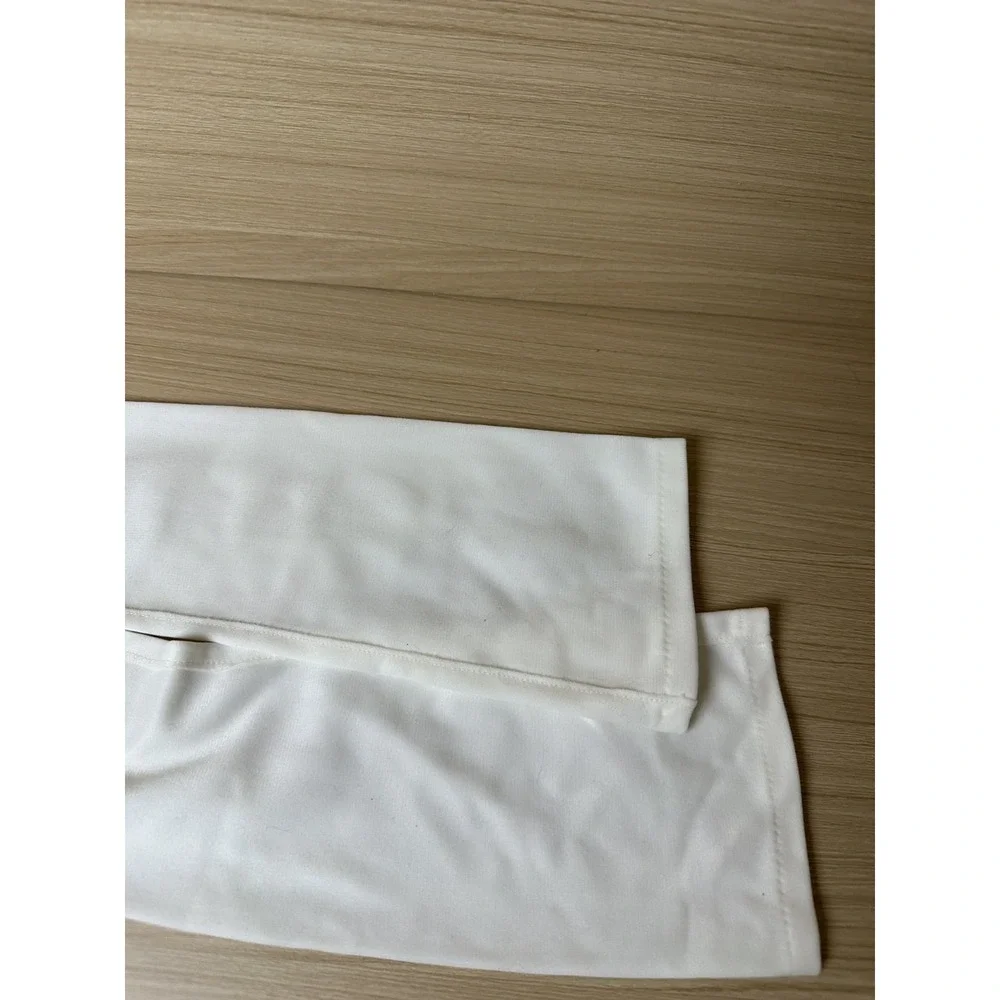 New Fownes Nylo Opera Gloves White Pearl Wrist Buttons 6.5